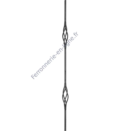 accessoire de ferronnerie, barreau en fer forgé