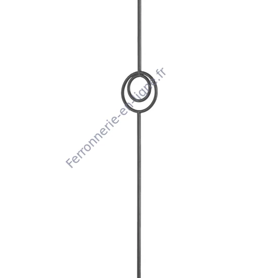 accessoire de ferronnerie, barreau en fer forgé