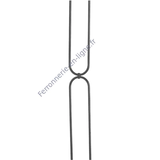 accessoire de ferronnerie, barreau en fer forgé