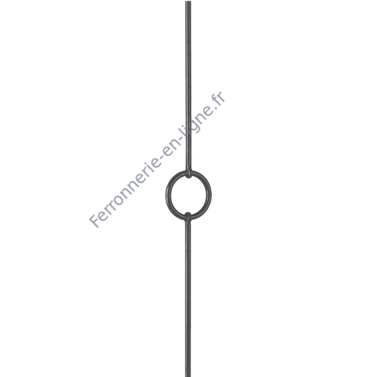 accessoire de ferronnerie, barreau en fer forgé