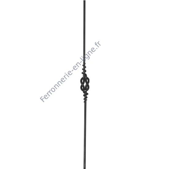 accessoire de ferronnerie, barreau en fer forgé