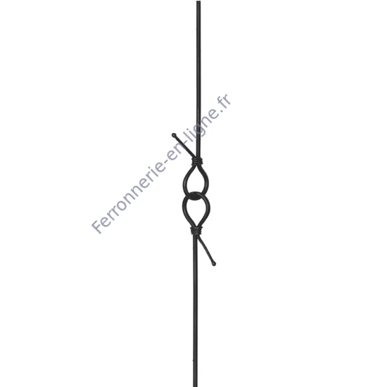 accessoire de ferronnerie, barreau en fer forgé