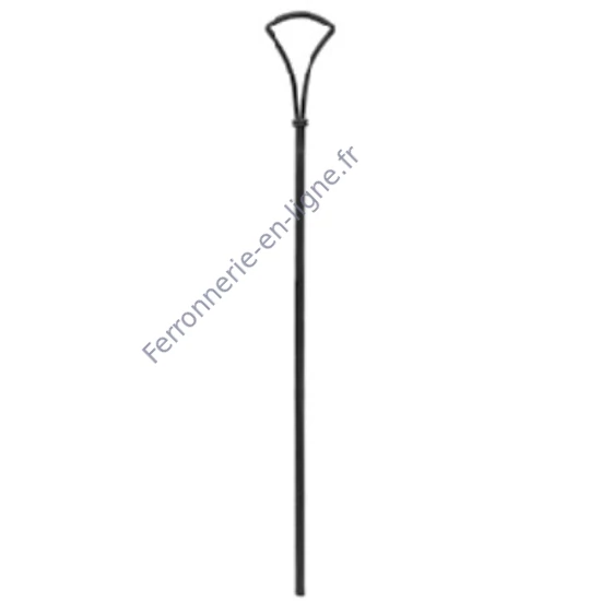 accessoire de ferronnerie, barreau en fer forgé