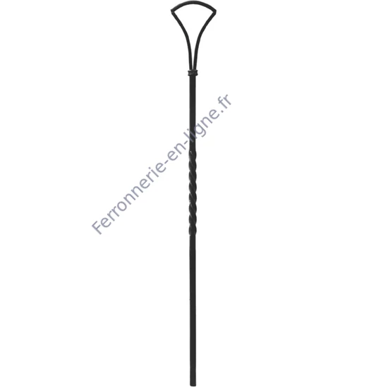 accessoire de ferronnerie, barreau en fer forgé
