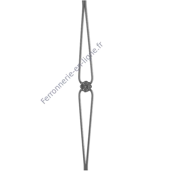 accessoire de ferronnerie, barreau en fer forgé