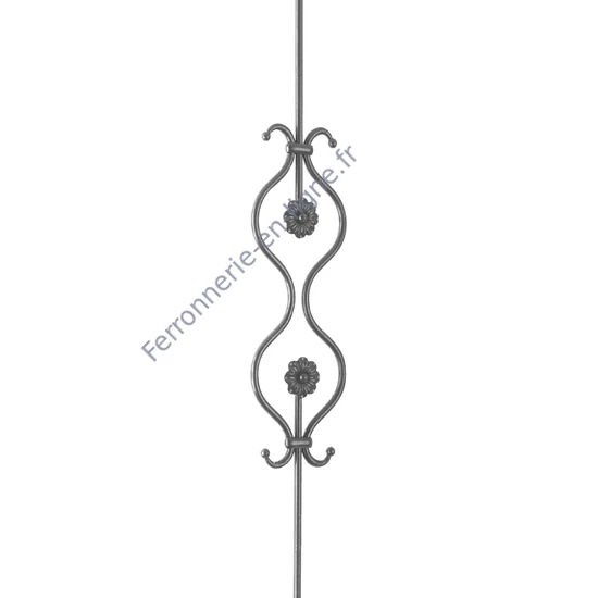 accessoire de ferronnerie, barreau en fer forgé