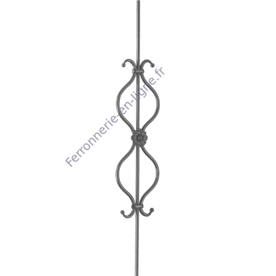 accessoire de ferronnerie, barreau en fer forgé