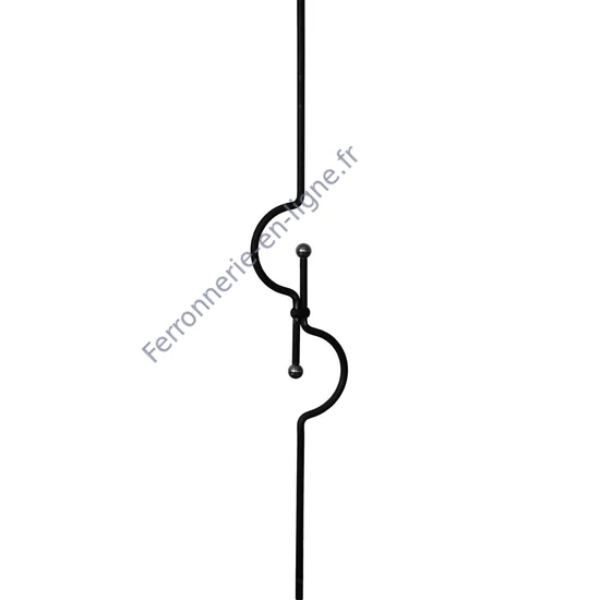 accessoire de ferronnerie, barreau en fer forgé