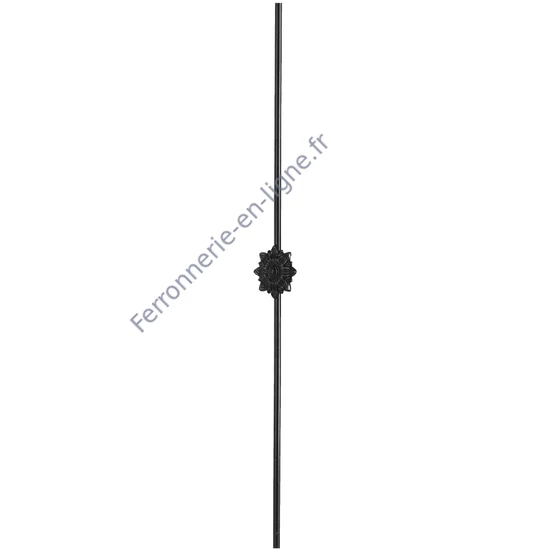 accessoire de ferronnerie, barreau en fer forgé
