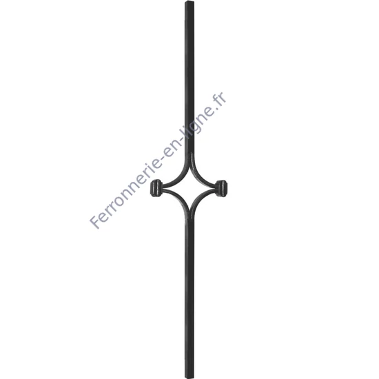 accessoire de ferronnerie, barreau en fer forgé