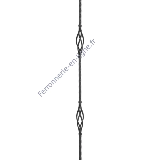 accessoire de ferronnerie, barreau en fer forgé