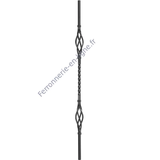 accessoire de ferronnerie, barreau en fer forgé