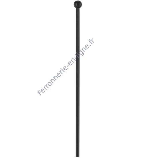 accessoire de ferronnerie, barreau en fer forgé