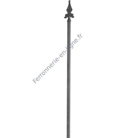 accessoire de ferronnerie, barreau en fer forgé