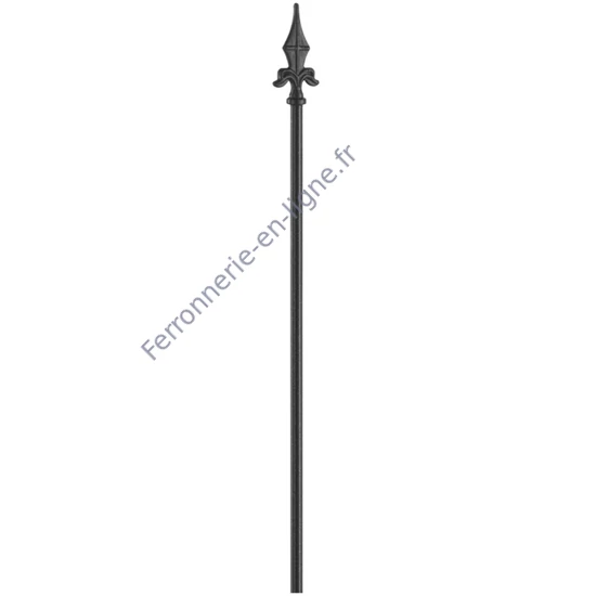 accessoire de ferronnerie, barreau en fer forgé