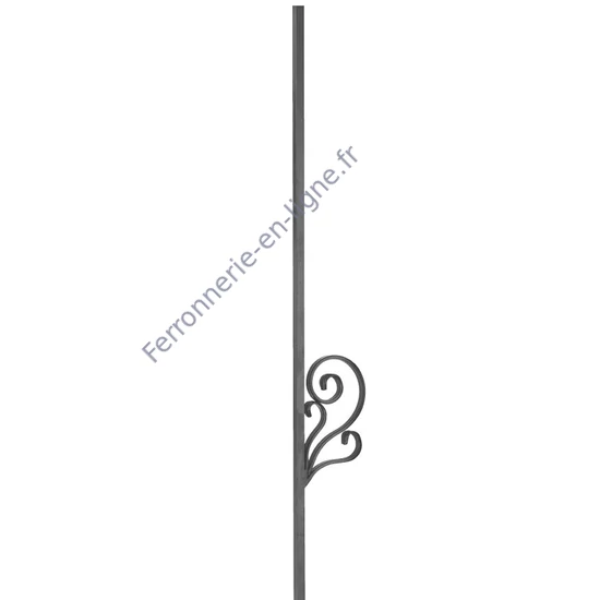 accessoire de ferronnerie, barreau en fer forgé