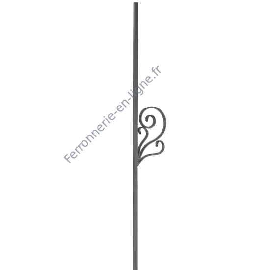 accessoire de ferronnerie, barreau en fer forgé