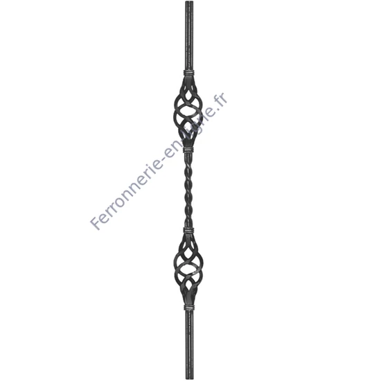 accessoire de ferronnerie, barreau en fer forgé