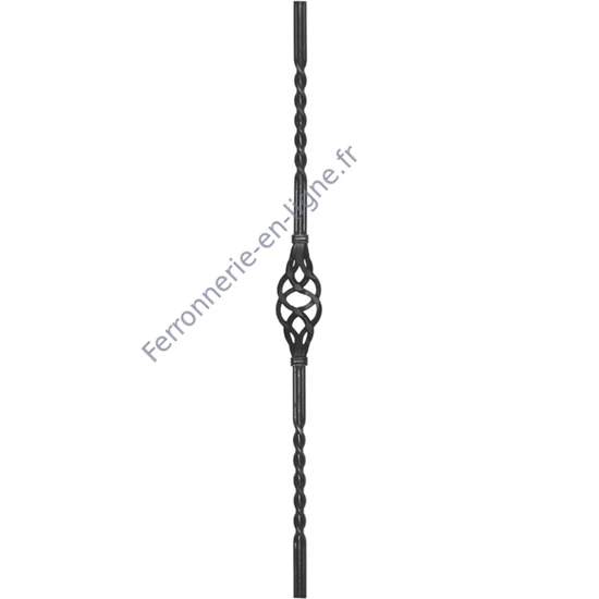 accessoire de ferronnerie, barreau en fer forgé