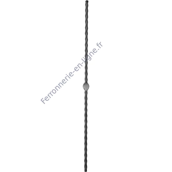 accessoire de ferronnerie, barreau en fer forgé