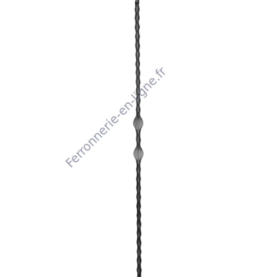 accessoire de ferronnerie, barreau en fer forgé