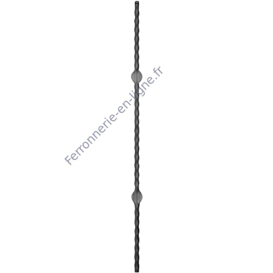 accessoire de ferronnerie, barreau en fer forgé