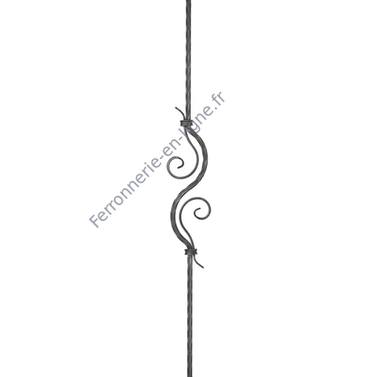 accessoire de ferronnerie, barreau en fer forgé