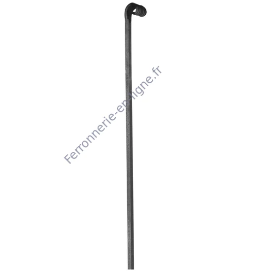 accessoire de ferronnerie, barreau en fer forgé