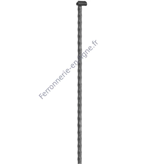 accessoire de ferronnerie, barreau en fer forgé