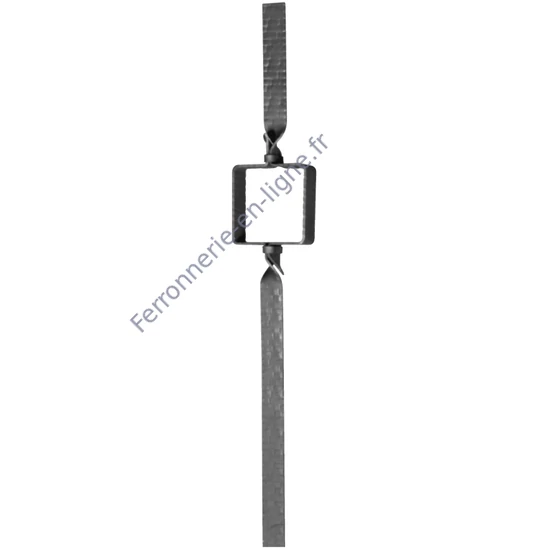 accessoire de ferronnerie, barreau en fer forgé