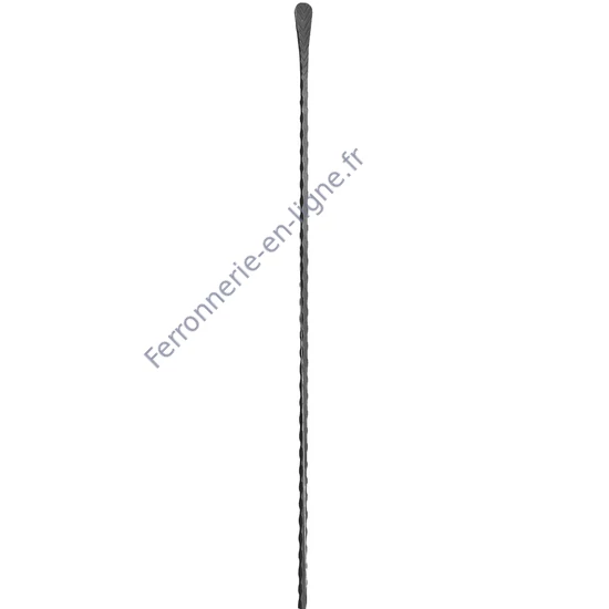 accessoire de ferronnerie, barreau en fer forgé