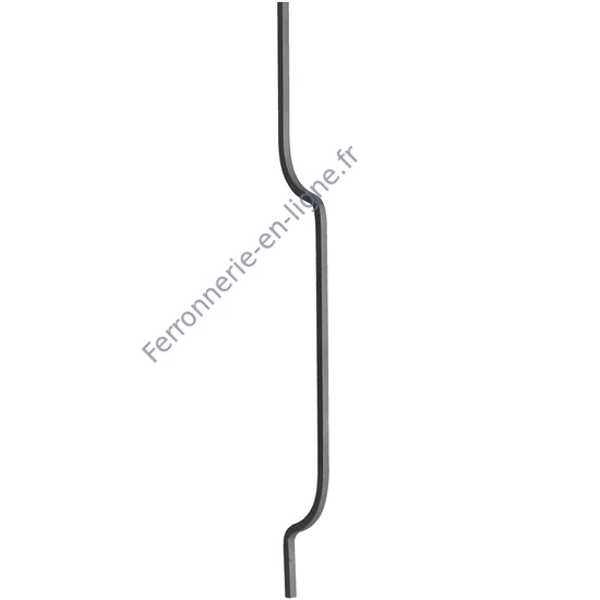 accessoire de ferronnerie, barreau en fer forgé