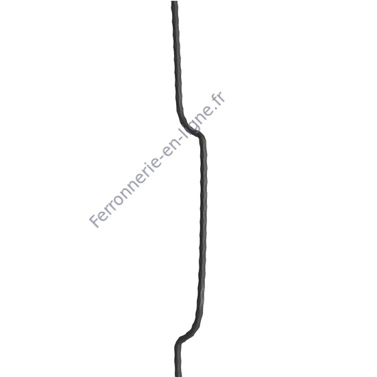 accessoire de ferronnerie, barreau en fer forgé