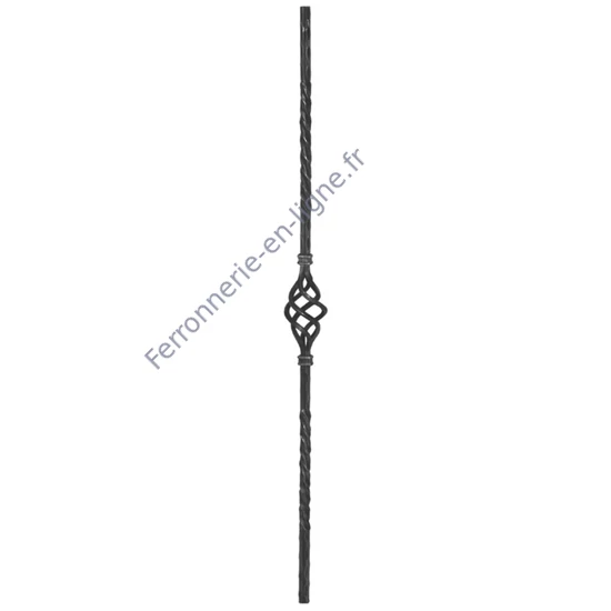 accessoire de ferronnerie, barreau en fer forgé
