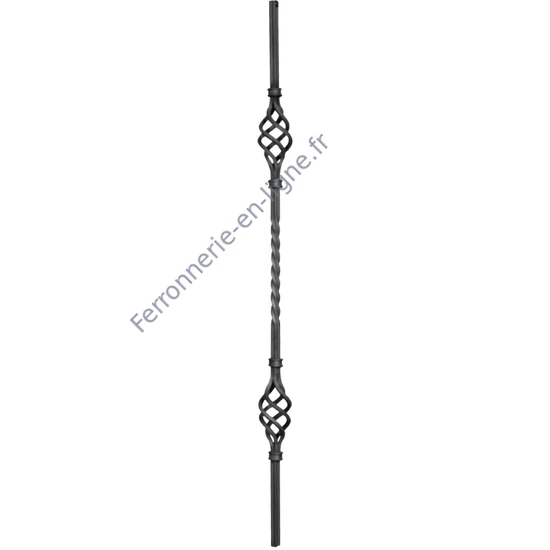 accessoire de ferronnerie, barreau en fer forgé