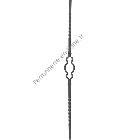 accessoire de ferronnerie, barreau en fer forgé