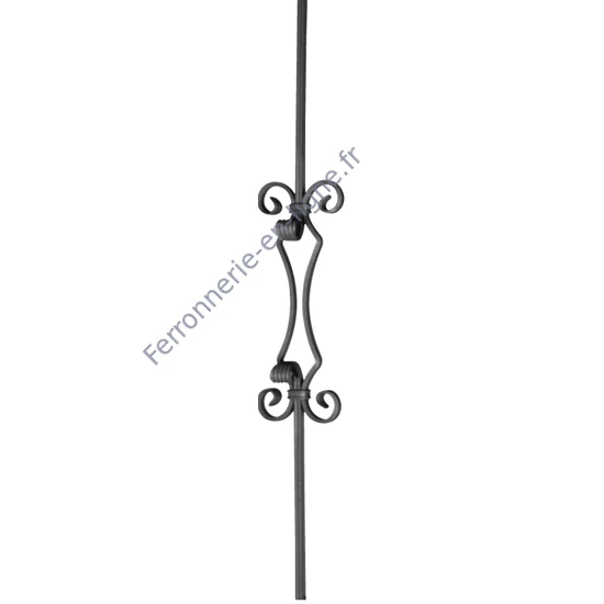 accessoire de ferronnerie, barreau en fer forgé