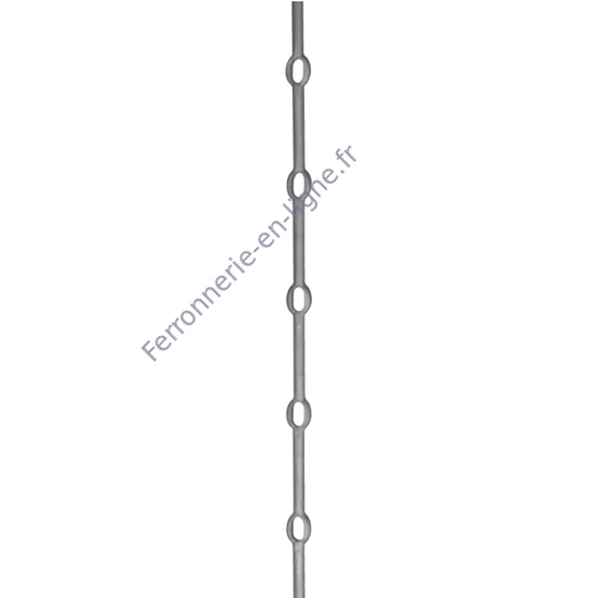 accessoire de ferronnerie, barre à trous