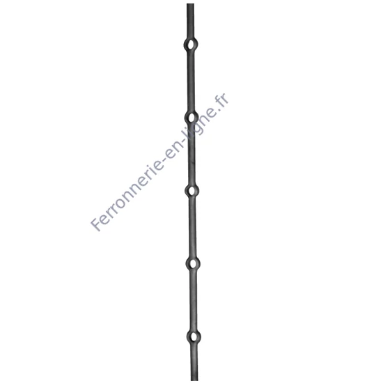 accessoire de ferronnerie, barre à trous