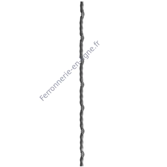 accessoire de ferronnerie, barre en fer forgé