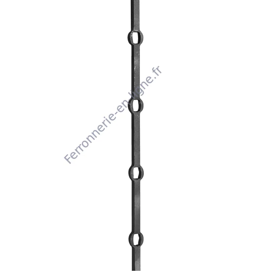 accessoire de ferronnerie, barre à trous