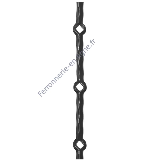 accessoire de ferronnerie, barre à trous