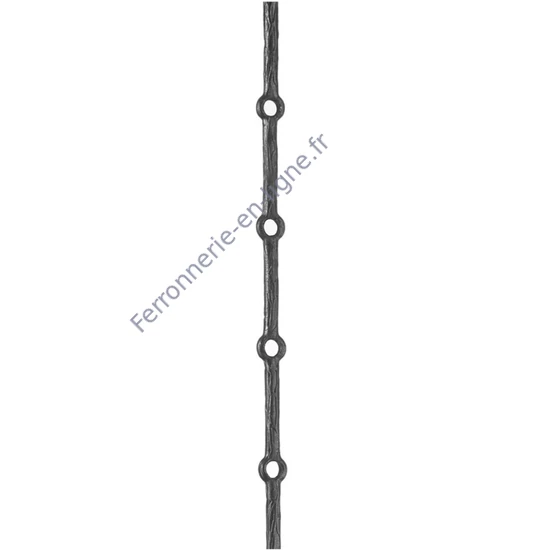accessoire de ferronnerie, barre à trous
