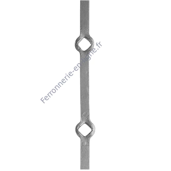 accessoire de ferronnerie, barre à trous