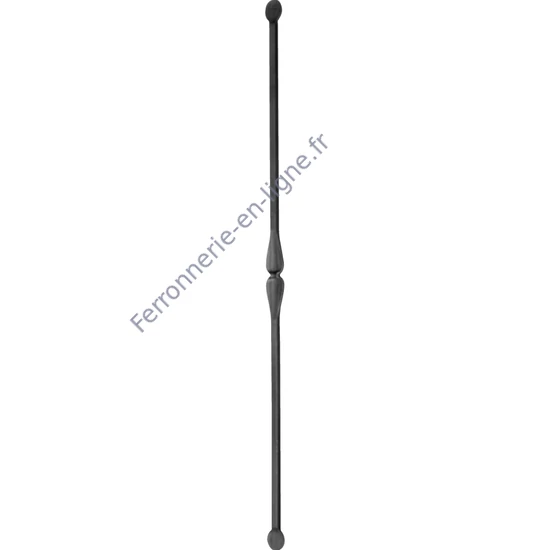 accessoire de ferronnerie, barreau en fer forgé