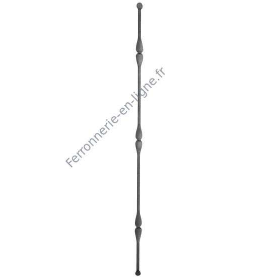 accessoire de ferronnerie, barreau en fer forgé