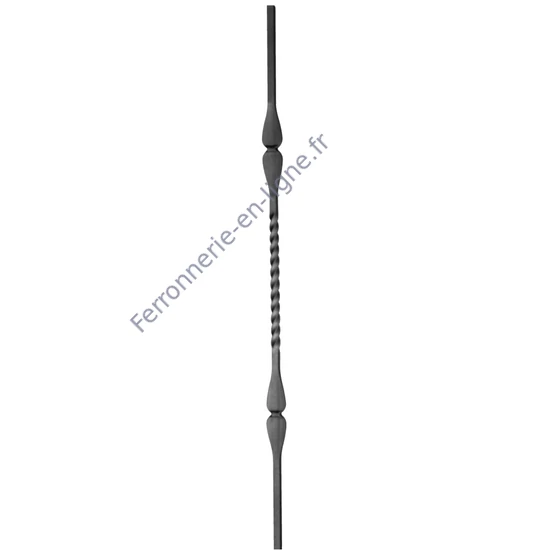 accessoire de ferronnerie, barreau en fer forgé