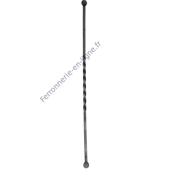 accessoire de ferronnerie, barreau en fer forgé