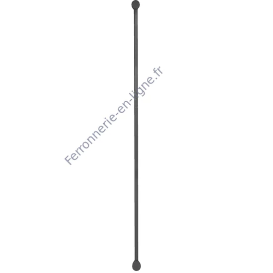 accessoire de ferronnerie, barreau en fer forgé