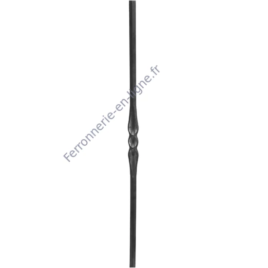 accessoire de ferronnerie, barreau en fer forgé